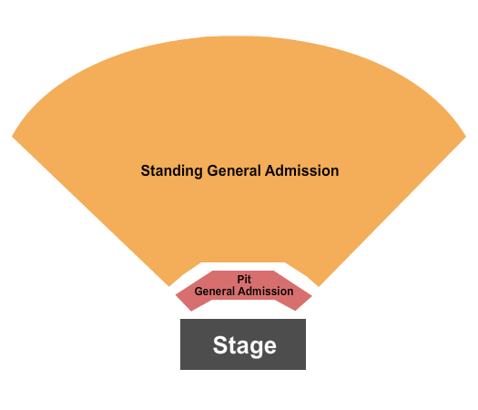 Longhorn Backyard Amphitheater Seating Chart: Endstage GA & PIT