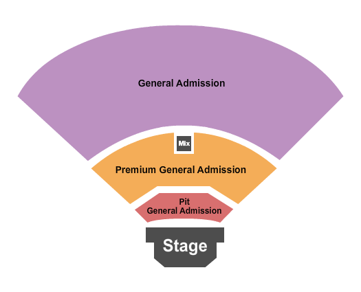 Longhorn Backyard Amphitheater Seating Chart: Endstage Pit GA & Prem GA