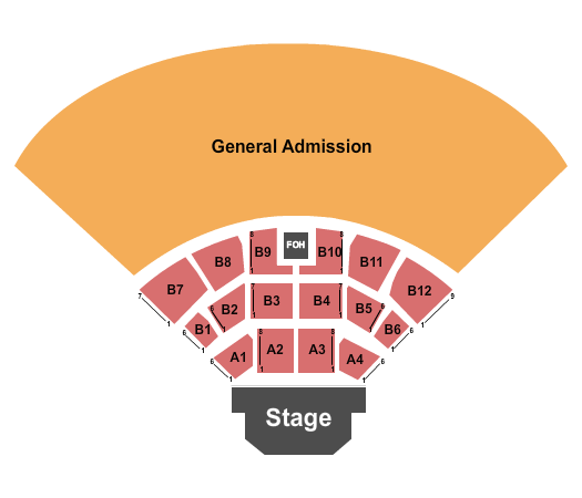 Longhorn Backyard Amphitheater Seating Chart: Endstage