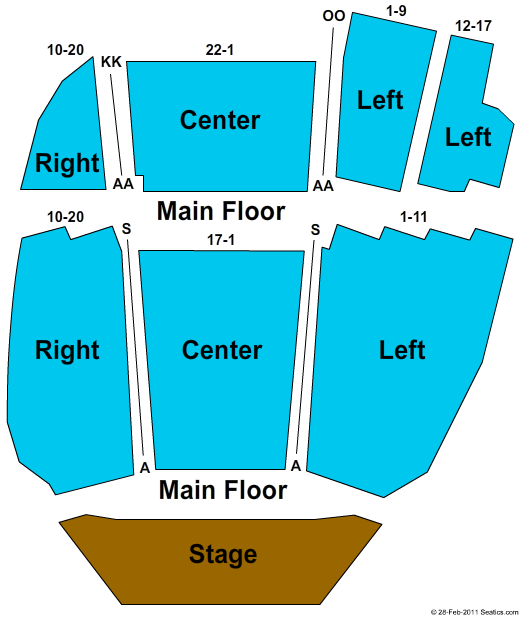 Longwood Gardens Seating Chart