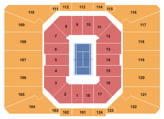 Louis Armstrong Stadium Seating Chart: Tennis 2