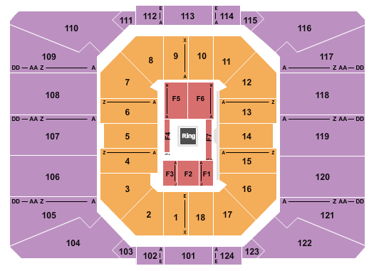 Louis Armstrong Stadium Seating Chart: Wrestling