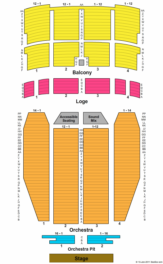 Louisville Palace Seating Chart