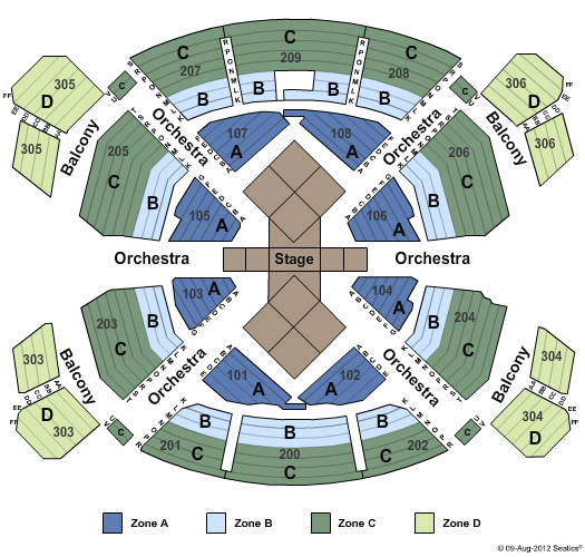 Love Theatre Seating Chart
