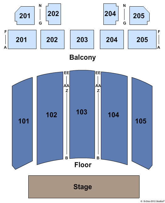 Lovett Auditorium Seating Chart