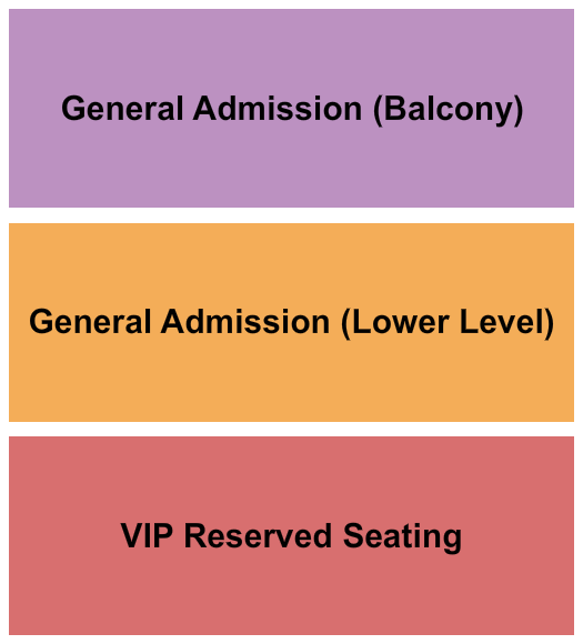 Lovett Auditorium Seating Chart: VIP/GA/Balc