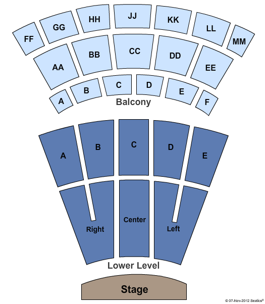 City Bank Auditorium Seating Chart