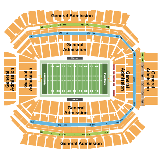 Lucas Oil Stadium Seating Chart: Bands of America