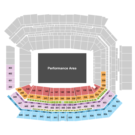 Lucas Oil Stadium Seating Chart: Bands of America 5