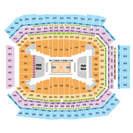 Lucas Oil Stadium Seating Chart: Basketball - NCAA Tournament