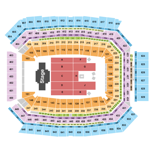 Lucas Oil Stadium Seating Chart: Billy Joel