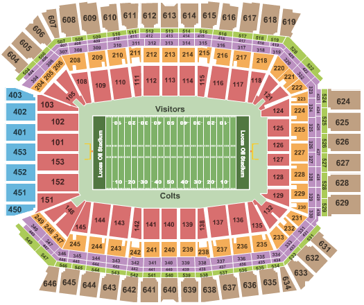 Phoenix Cardinals Football Stadium Seating Chart