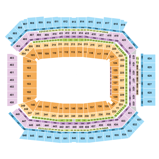 Lucas Oil Stadium Seating Chart: Monster Jam