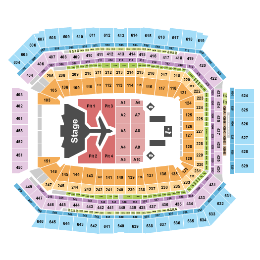 Lucas Oil Stadium Seating Chart: Morgan Wallen