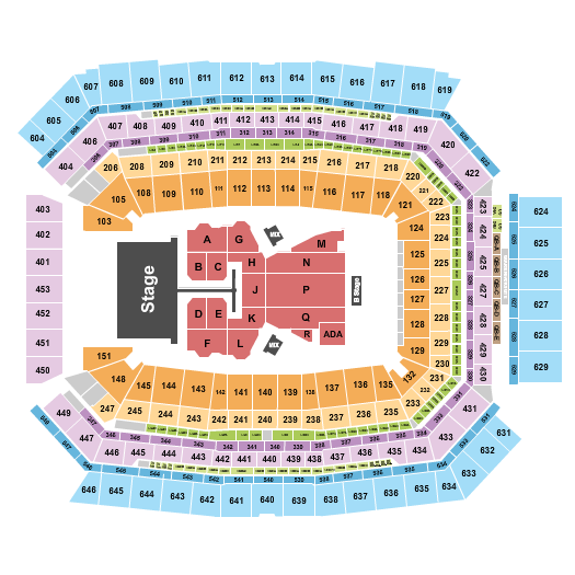 Lucas Oil Stadium Seating Chart: Post Malone