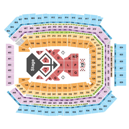 Lucas Oil Stadium Seating Chart: Usher
