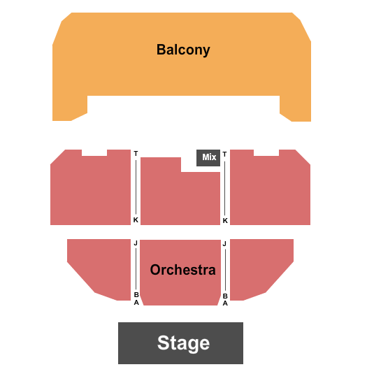 Luckman Fine Arts Complex Seating Chart: Endstage GA Balcony