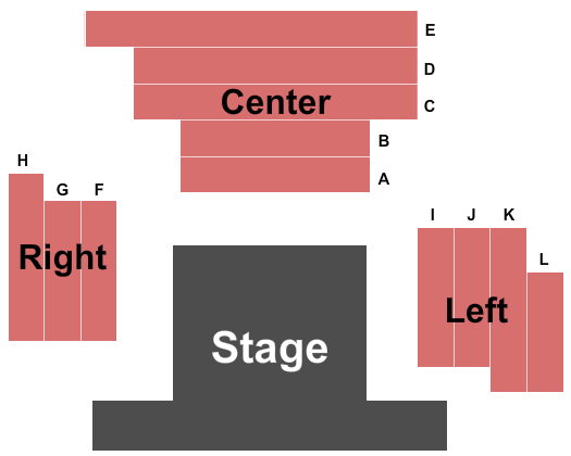 Lucky Penny Productions Seating Chart: Endstage
