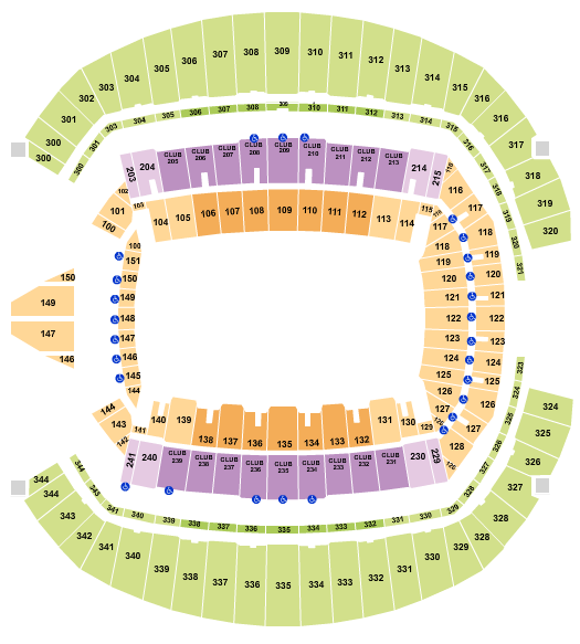 Lumen Field Seating Chart: Open Floor