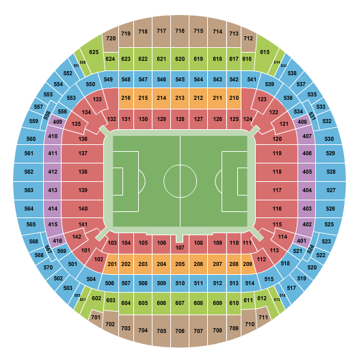 Lusail Stadium Seating Chart: Soccer