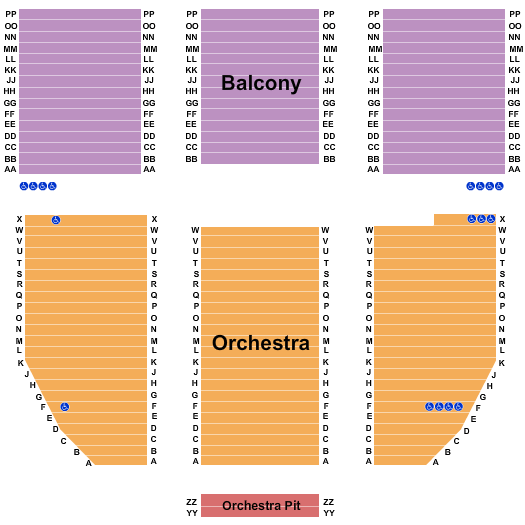 Thalia Mara Seating Chart