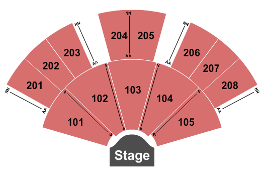 Lutheran Church of Hope Seating Chart: Endstage