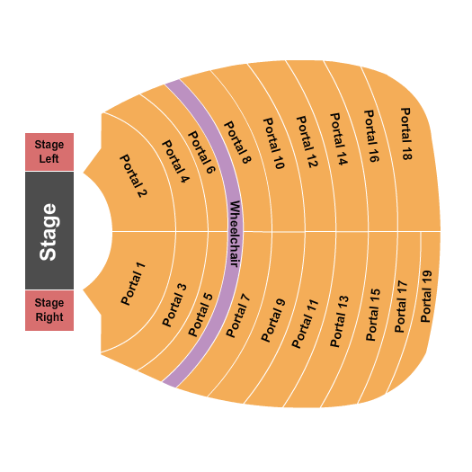 Lyell B Clay Concert Theatre Seating Chart