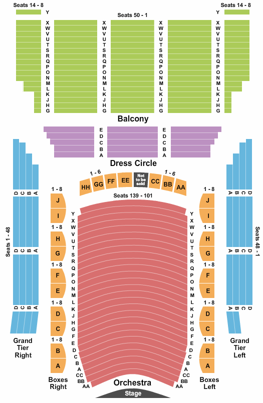 Jammin De Mayo Seating Chart