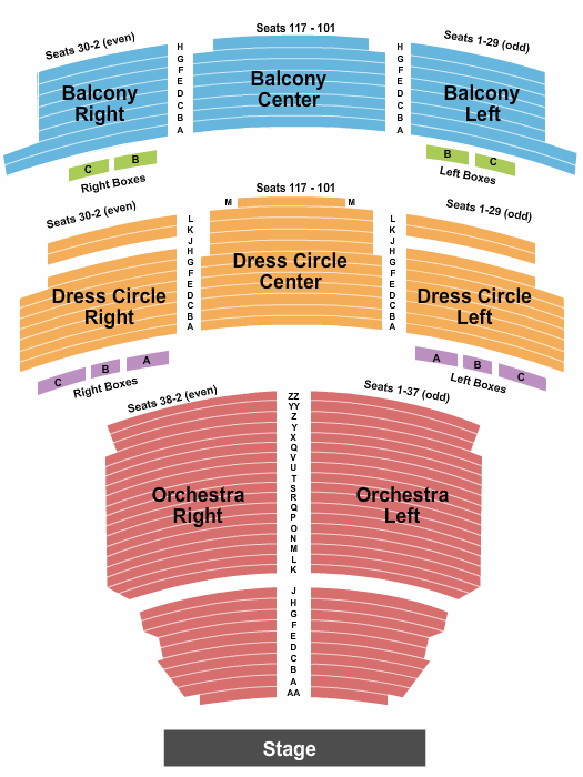 Lyric Theatre - New York Seating Chart: Endstage 3