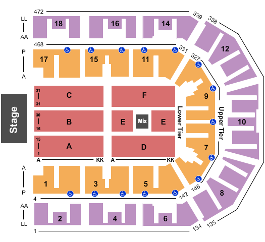 M&S Bank Arena Seating Chart: Diana Ross