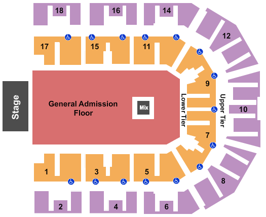 M&S Bank Arena Seating Chart: 5 Seconds of Summer