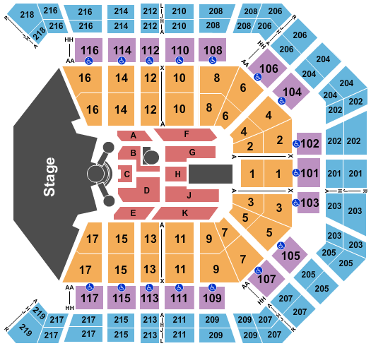 Mgm Grand Arena Seating Chart Ufc