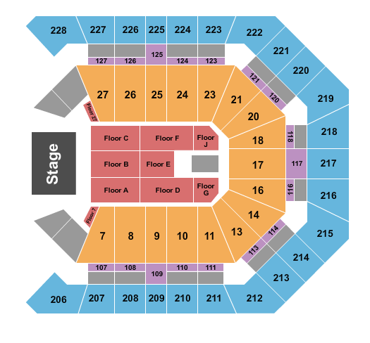 MGM Grand Garden Arena Seating Chart: Alejandro Fernandez