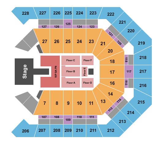 MGM Grand Garden Arena Seating Chart: Cody Johnson