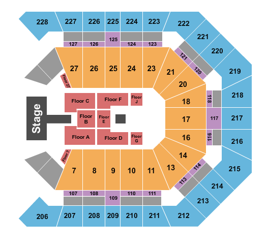 MGM Grand Garden Arena Seating Chart: Jhene Aiko