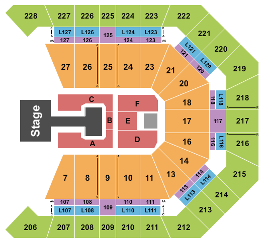 MGM Grand Garden Arena Seating Chart: Katseye