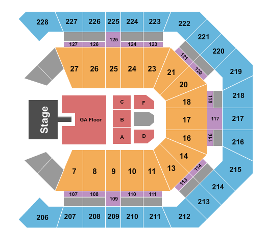 MGM Grand Garden Arena Seating Chart: Lorde