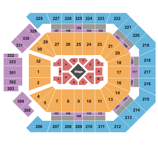 MGM Grand Garden Arena Seating Chart: Matt Rife