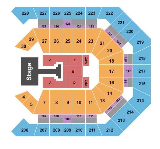 MGM Grand Garden Arena Seating Chart: Nine Inch Nails