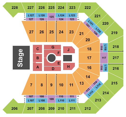 MGM Grand Garden Arena Seating Chart: Olivia Dean