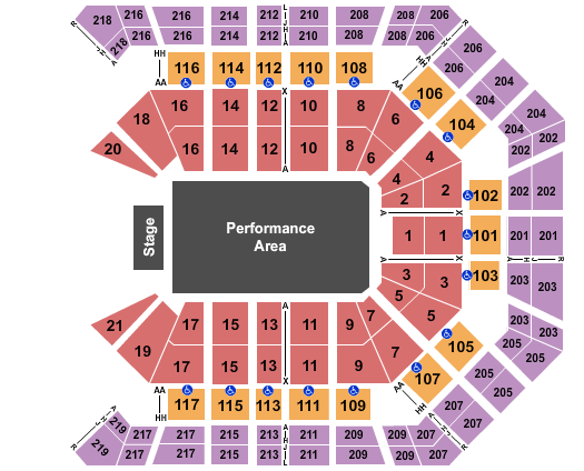 MGM Grand Garden Arena Seating Chart: Pepe Aguilar