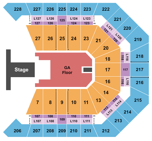 MGM Grand Garden Arena Seating Chart: Playboi Carti