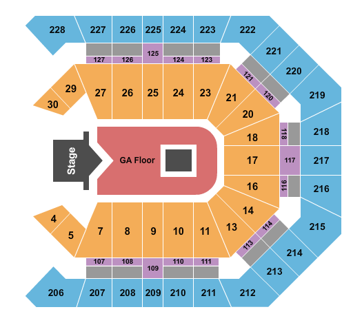 MGM Grand Garden Arena Seating Chart: Suicideboys