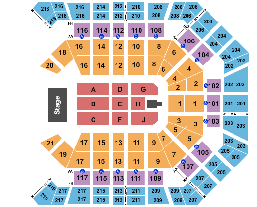 Mgm Grand Garden Concert Seating Chart