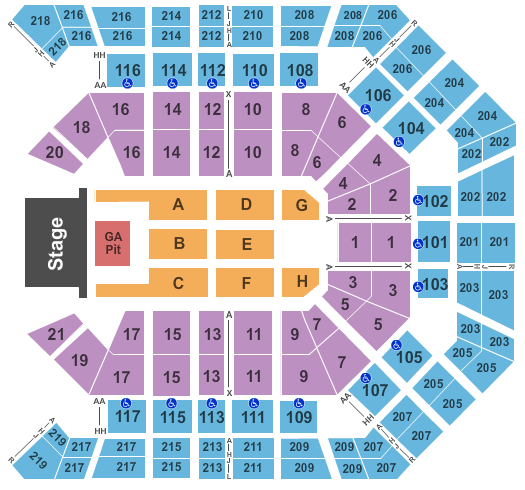 Mgm Garden Seating Chart