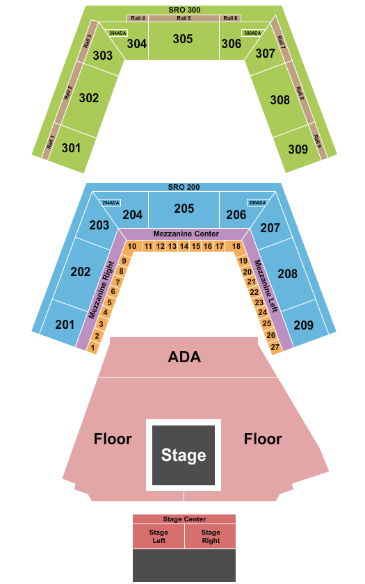 MGM Music Hall at Fenway Park Seating Chart: Dropkick Murphys