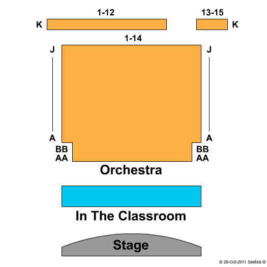 Manhattan Movement & Arts Center: The MMAC Theatre Seating Chart: Freckleface Strawberry