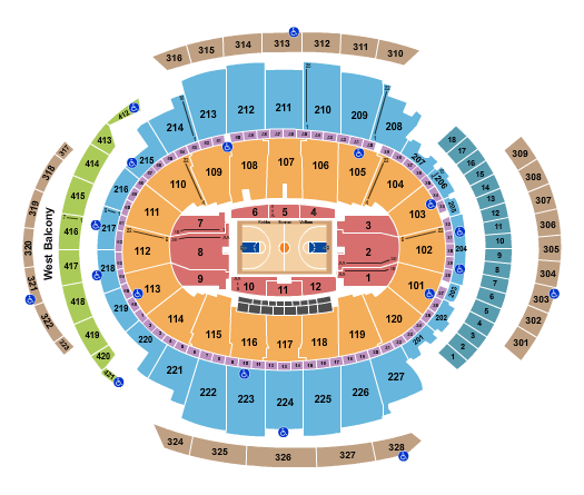 New Milwaukee Arena Seating Chart