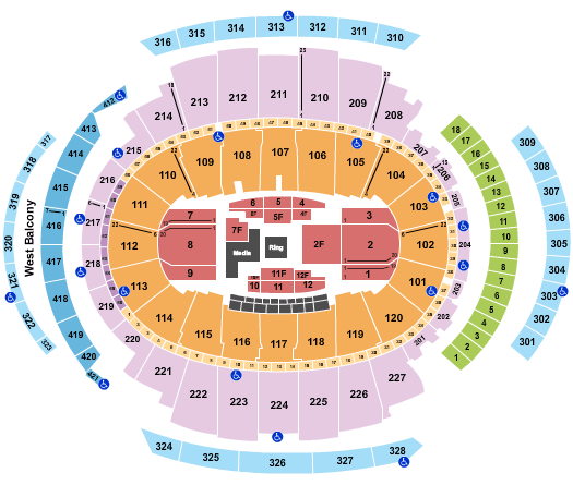 Msg Suite Seating Chart