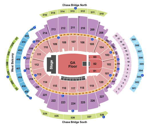 Dead And Company Msg Seating Chart